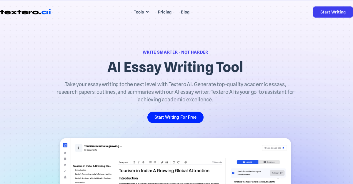 Textero AI - AI Writing tool